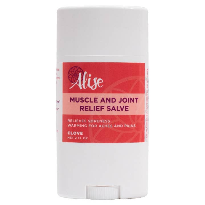 Muscle and Joint Relief Salve Warming Clove 2oz Rub On for wholesale by Alise Body Care