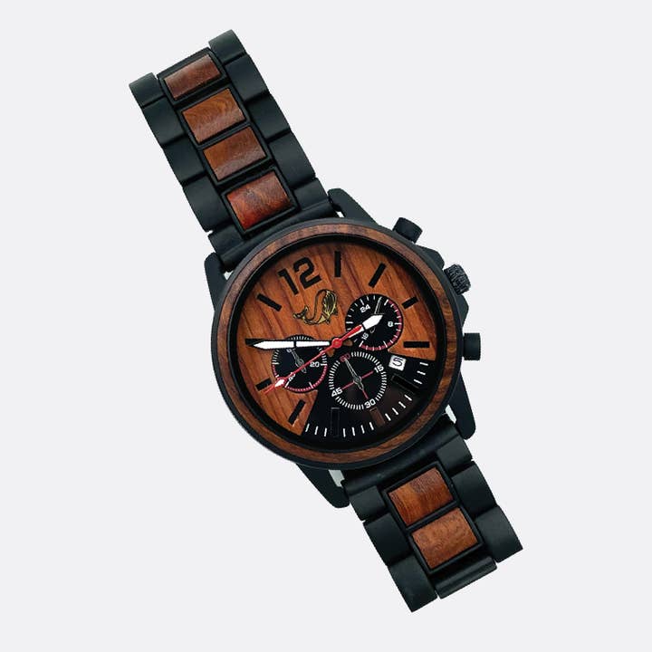 Oliver and the Sea - Wholesale Wrist Watch - Men's - “Mainland” Wood Watch
