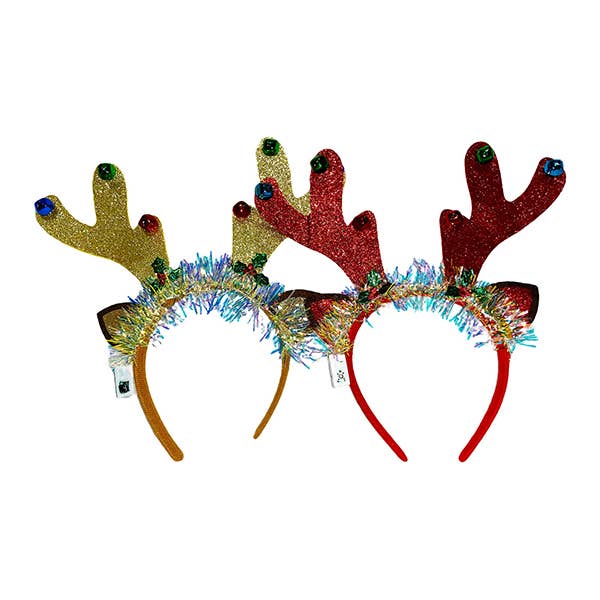 Arco Iris - Venta al por mayor Sombreros/coronas de fiesta - DIADEMA CON CUERNO RENO (N298)