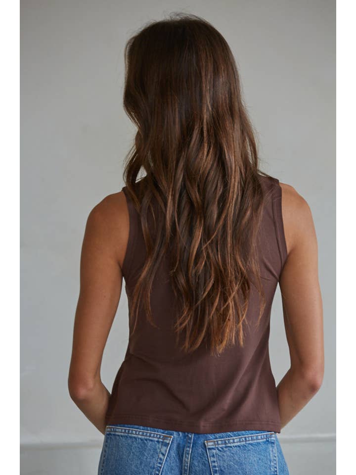 By Together - Wholesale Knit Top - Women's - L8798 | Knit Poly Span Jersey Turtle Neck Sleeveless Top5