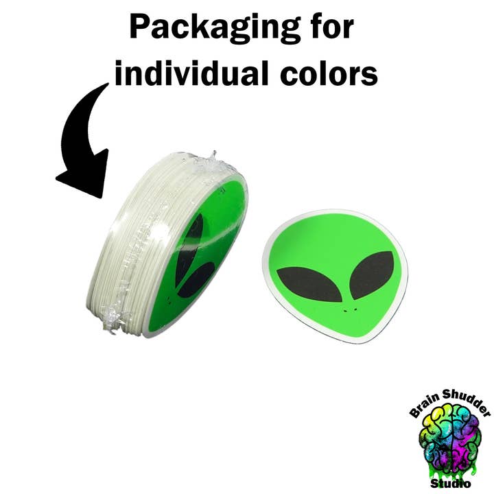 Brain Shudder Studio - Wholesale Sticker - Alien Head Sticker Pack1