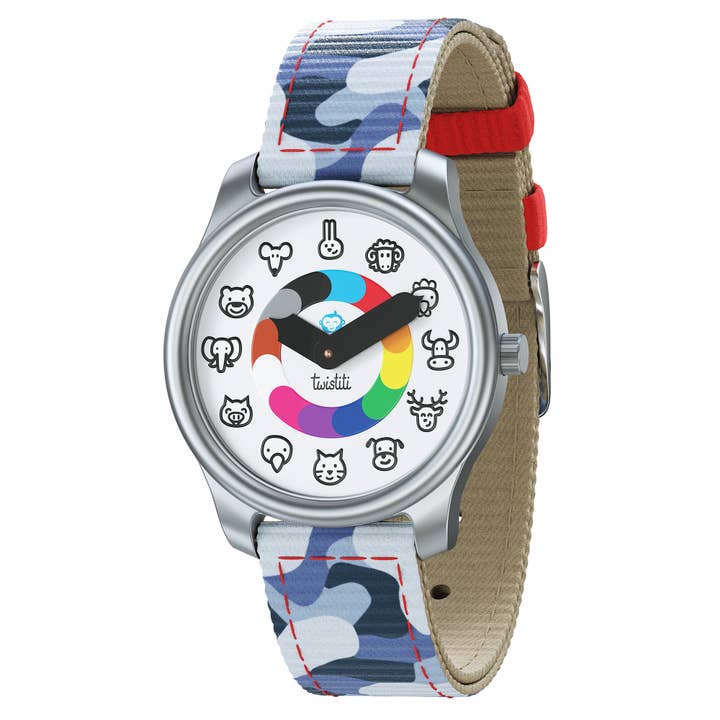 Twistiti Animal Watch - Arctic strap - kids 3+ for wholesale by Twistiti