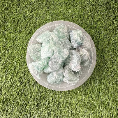 CaNatureLover - Venta al por mayor Piedras/cristales espirituales - Fluorita verde cruda, tamaño de 0.75 a 1.25 pulgadas, fluorita verde sin procesar