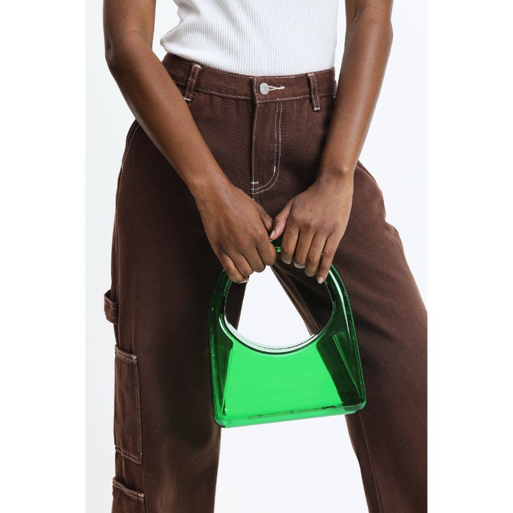 Urban Expressions - Wholesale Clutch - Dames - Zoila acrylic avondtas met transparant design16