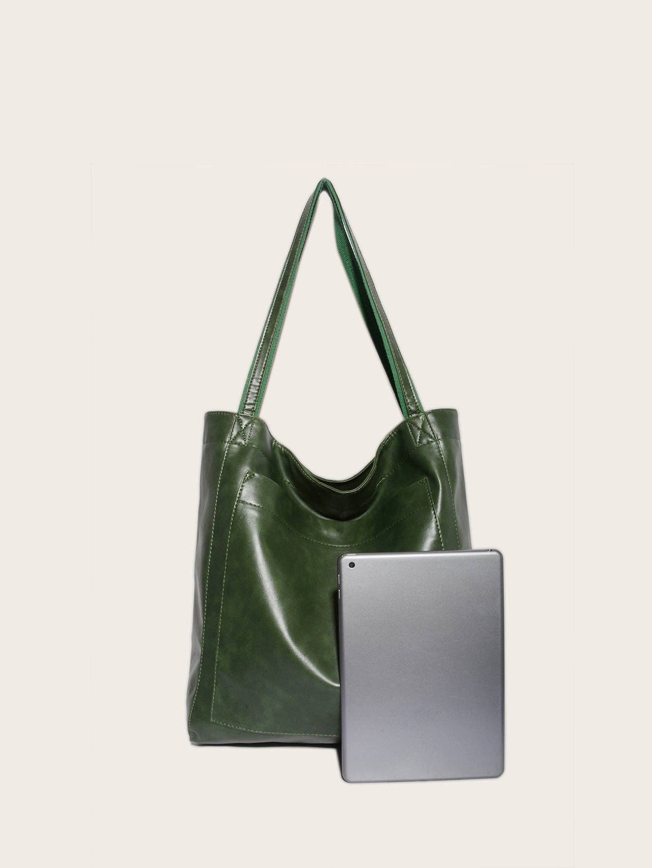 Suhkasana – wholesale Tote bag – Women's – Vintage Soft Leather Tote Bag with Pocket Large Capacity32