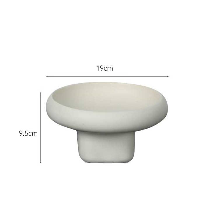 huemabe (All Import Duties Covered) – wholesale Decorative tray – Nordic Cream-Style Ceramic Fruit & Snack Tray | Organizer2