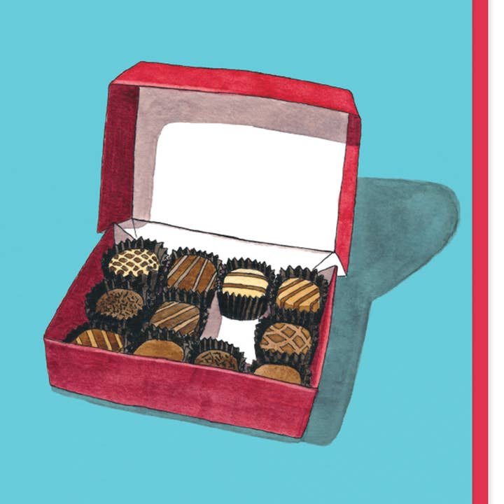 Tarjeta Chocolate Candy Box para venta al por mayor de Semi Sweet Press