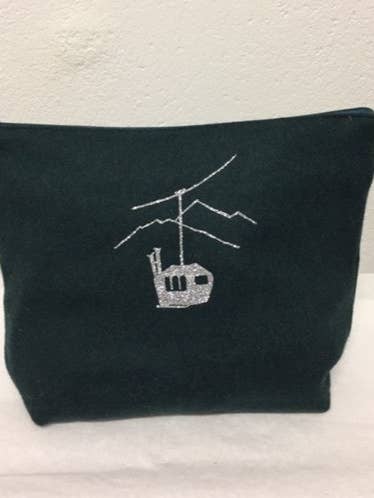 TGM flannel fir make-up bag for wholesale by Atelier De La Varangue