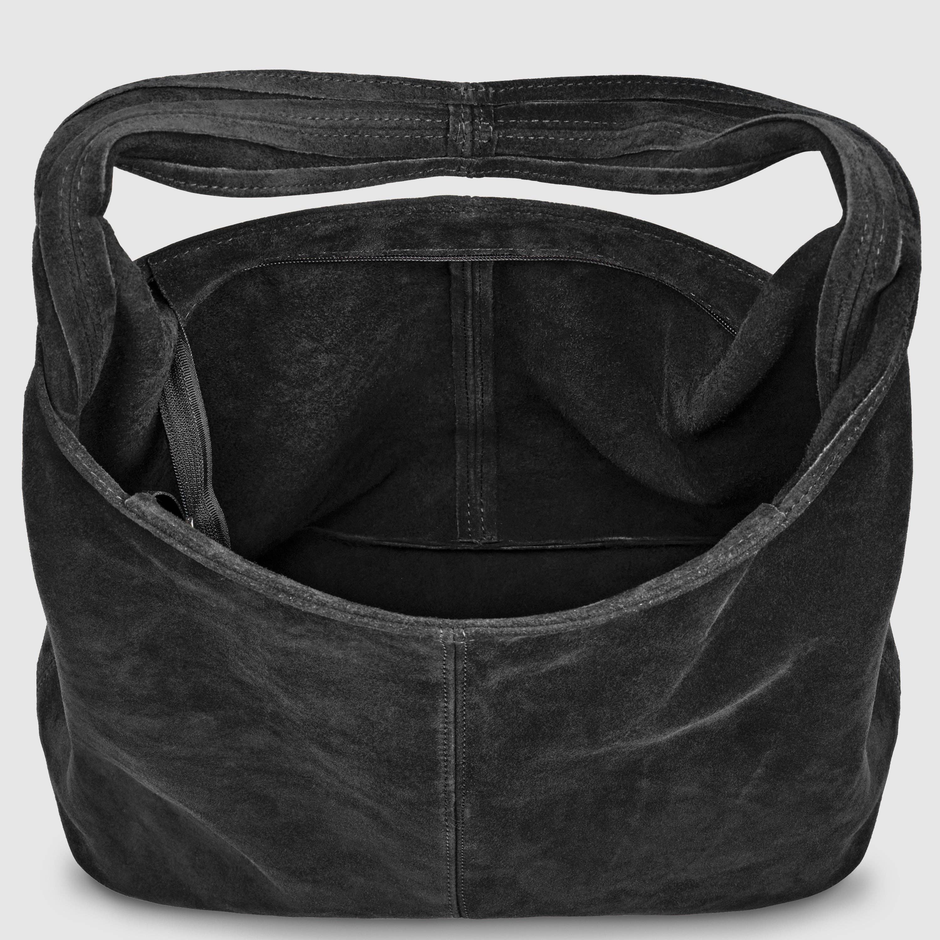 TAKEASY – wholesale Shoulder bag – women's – Suede Leather Hobo Bag3