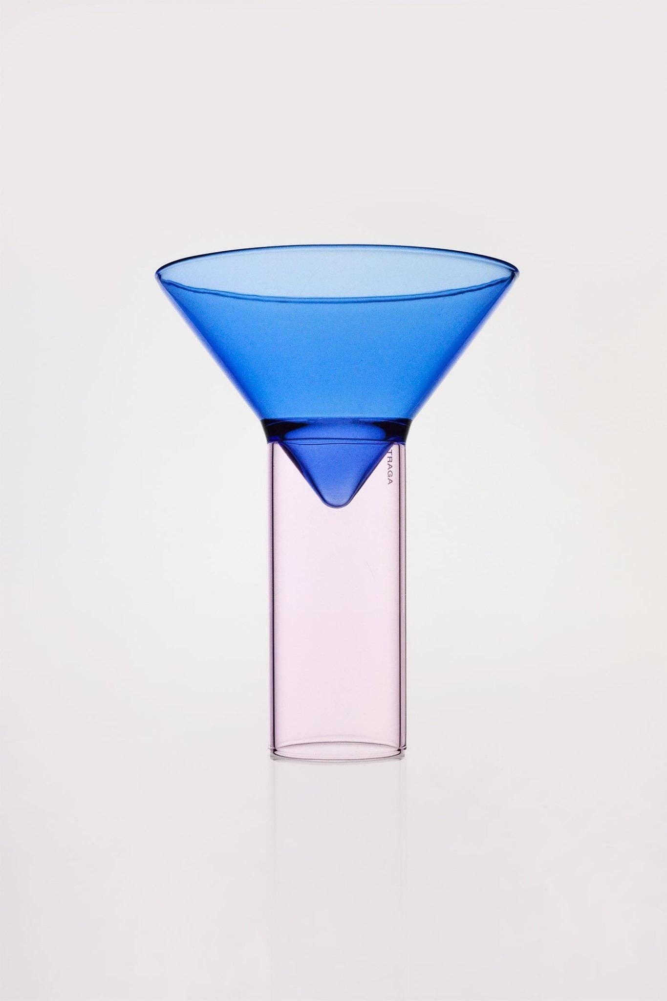Traga - Vendita all'ingrosso Bicchieri da cocktail/superalcolici - Bicchiere da Martini - Blu e Rosa, Bicchiere a Doppio Uso1