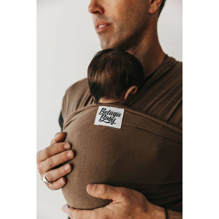 Beluga Baby - Wholesale Baby Wrap/Sling - The Fable - Americano Brown Wrap