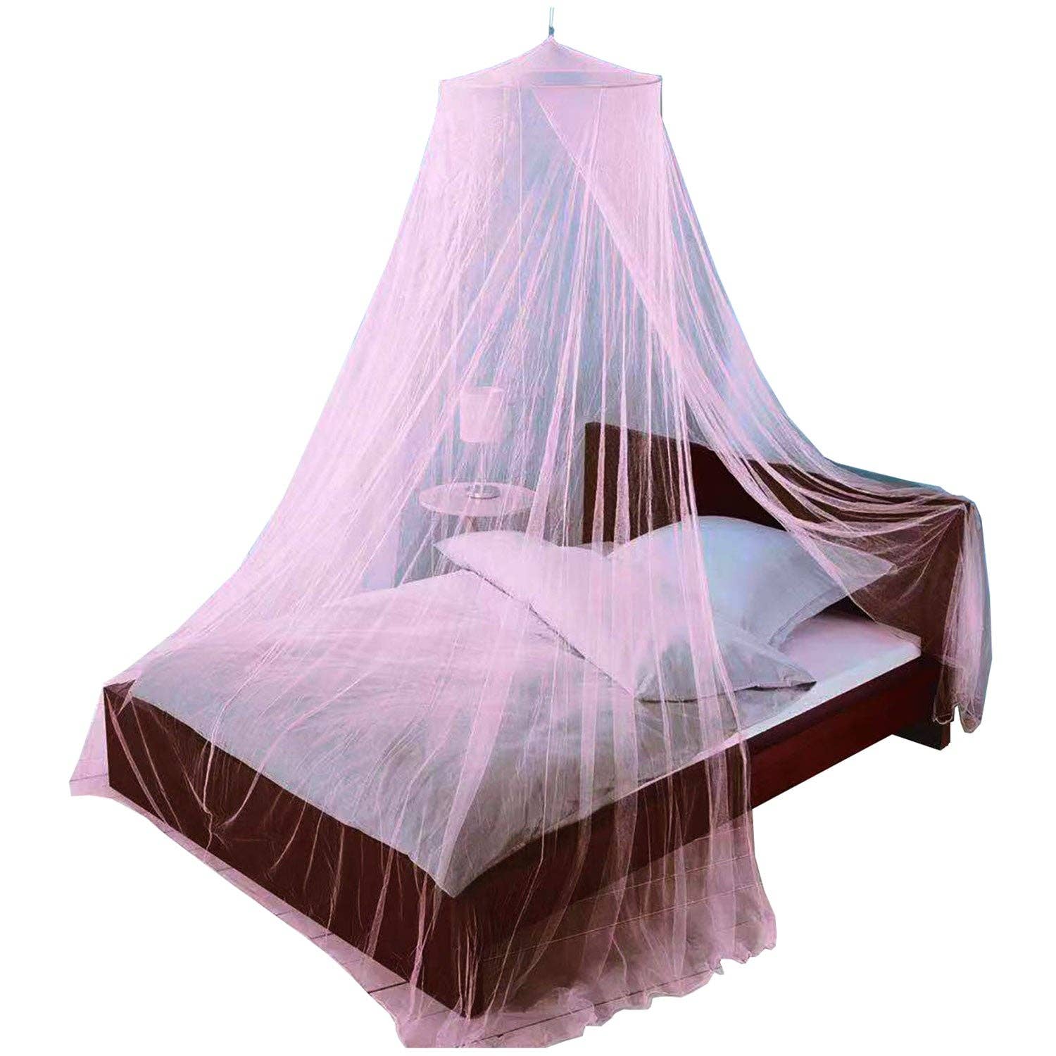 ShopBobbys - Wholesale Bed Canopy - Kids & Baby - Just Relax Elegant Mosquito Net Bed Canopy Set, Pink, Twin-Full4