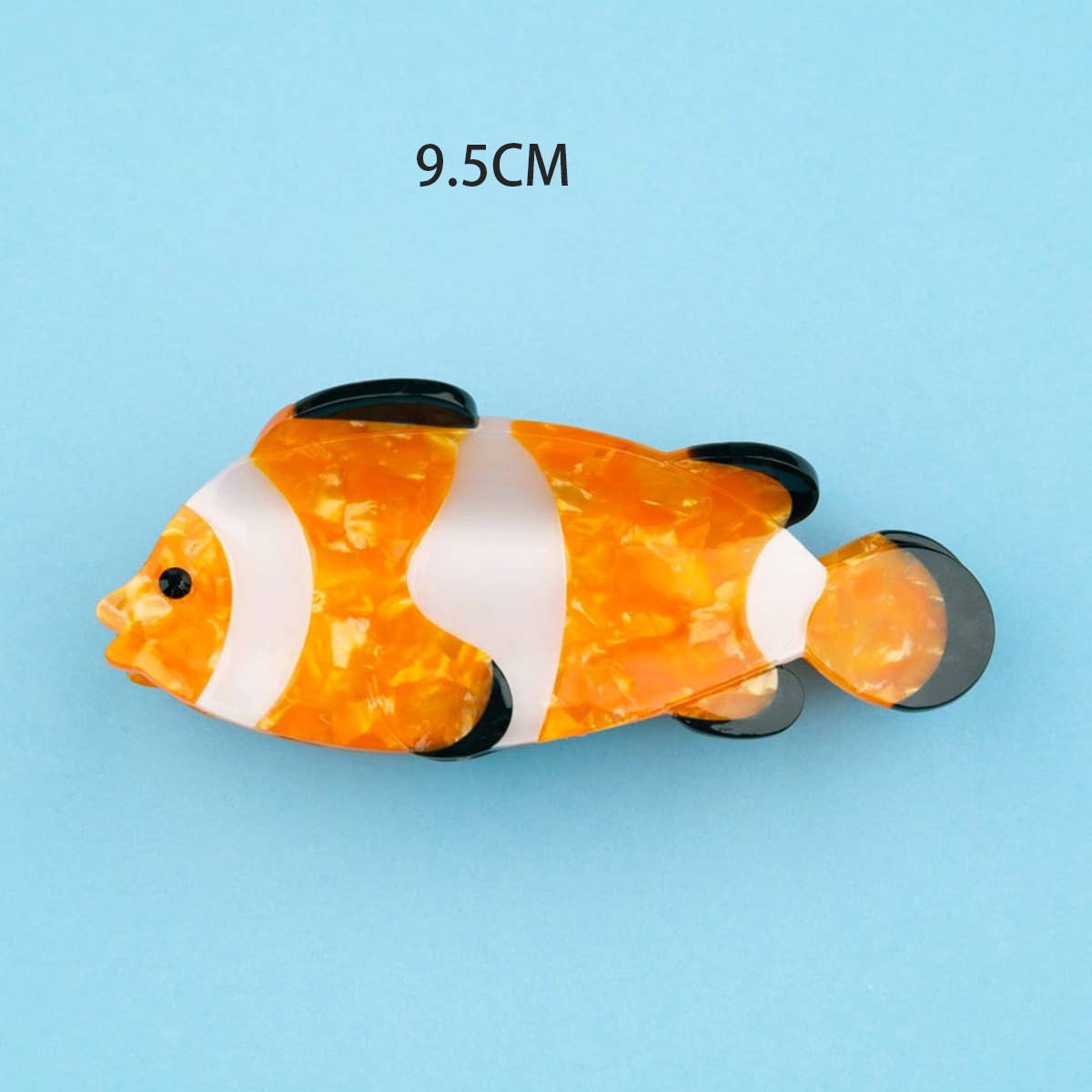 ACCITY - Wholesale Hair Clip - Women's - OCEAN BEACH FISH SEASHELL ACRYLIC HAIR CLAW CLIPS _CWAHA05527