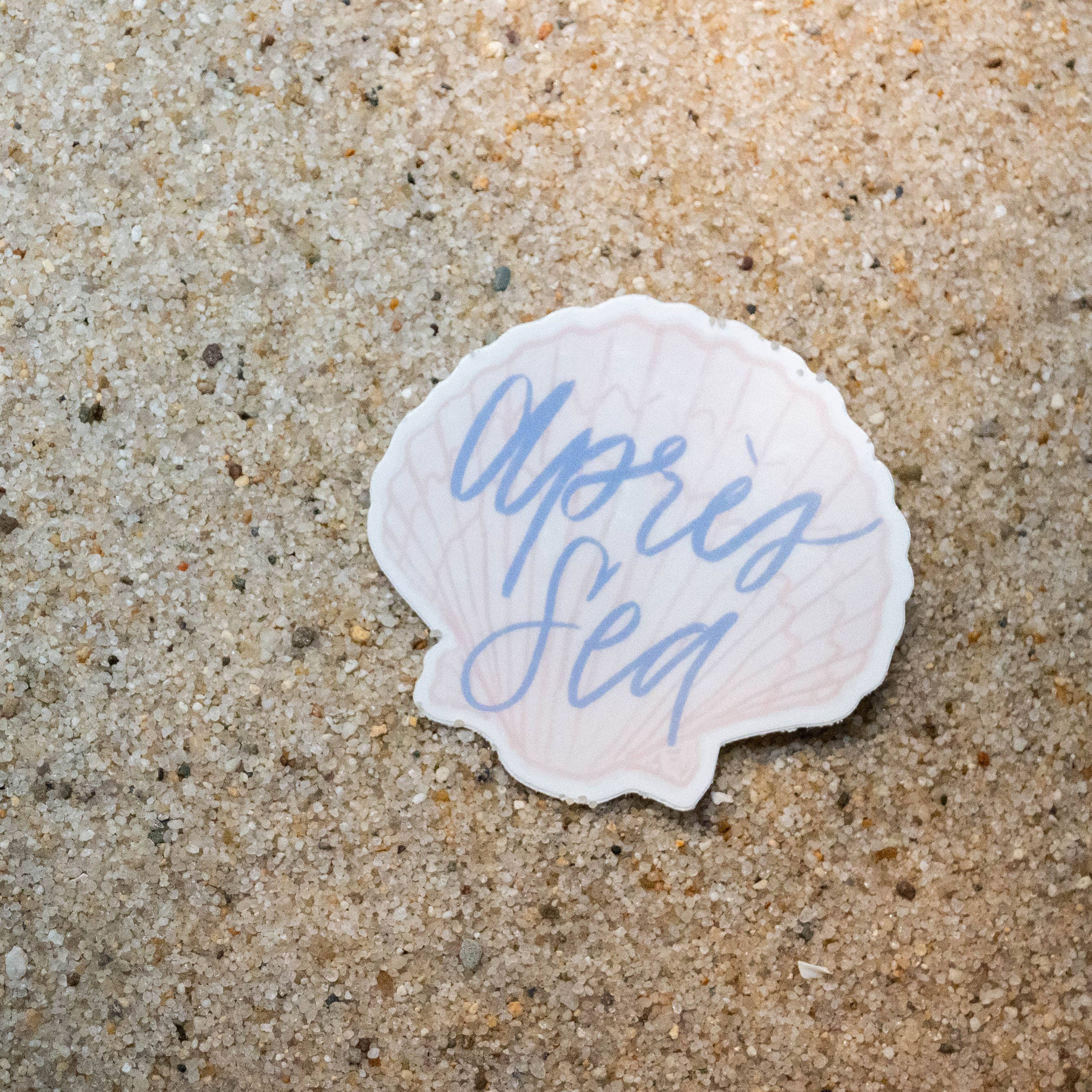 Lettering By KT - Wholesale Sticker - Après Sea Shell Sticker2