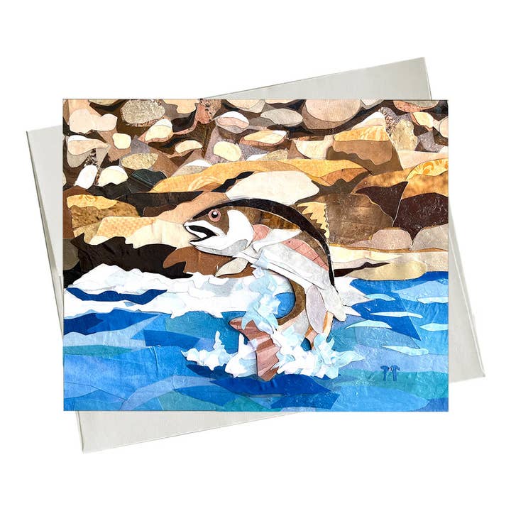 Jump for Joy - Greeting Card for wholesale by Pi Luna Art