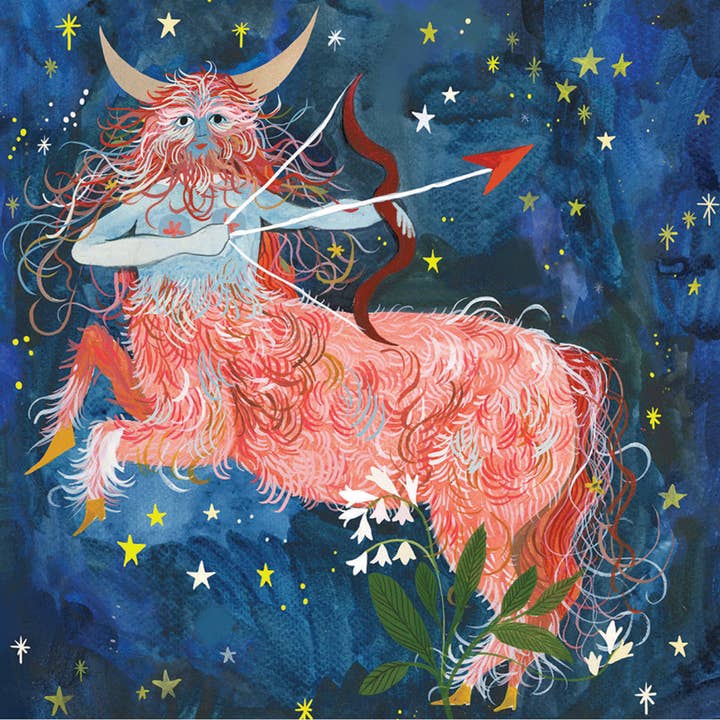 The Esme Shop – Engroshandel Fødselsdagskort – Skytten: Astrologisk Fødselsdagskort