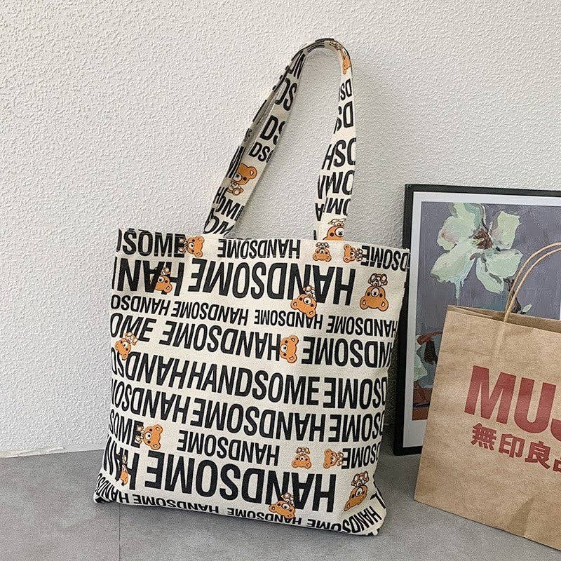 UZ Wholesale Store - Wholesale Tote bag – Women's - Large Capacity Canvas Shoulder Bag1