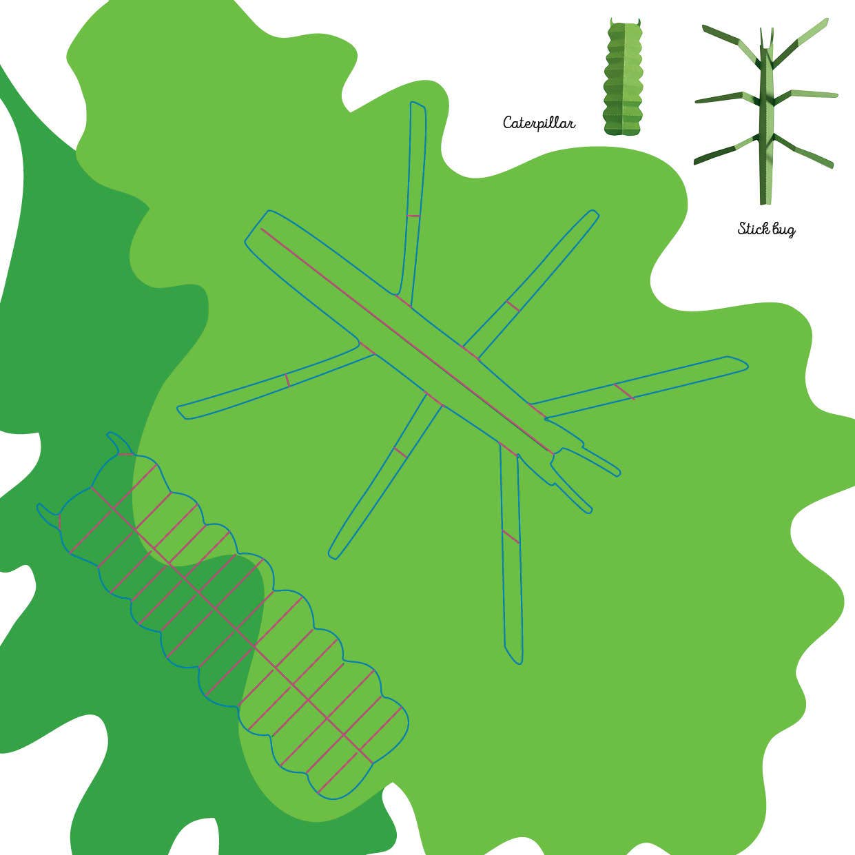 Schiffer Publishing - Wholesale Coloring & Activity Book - Kids & Baby - Insects: Fold & Play4