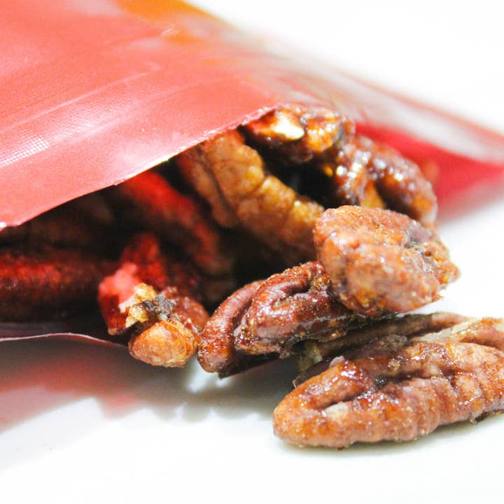 Guidry Organic Farms - Wholesale Nuts - 4 oz.Glazed Pecans3