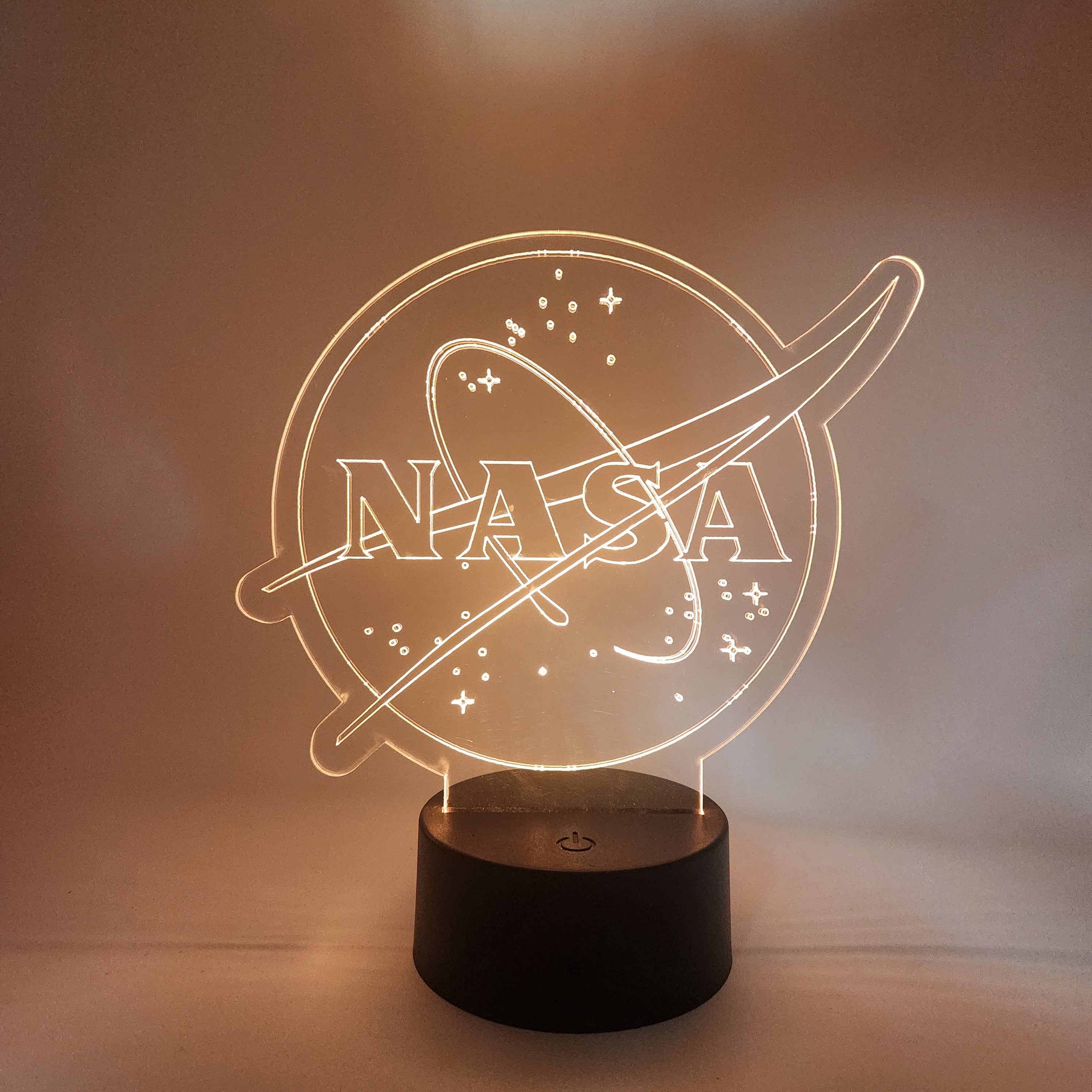 The 308 Collective - Wholesale Accent/Desk Lamp - NASA LED Lamp | NASA Logo Light | Outer Space Themed Gifts3