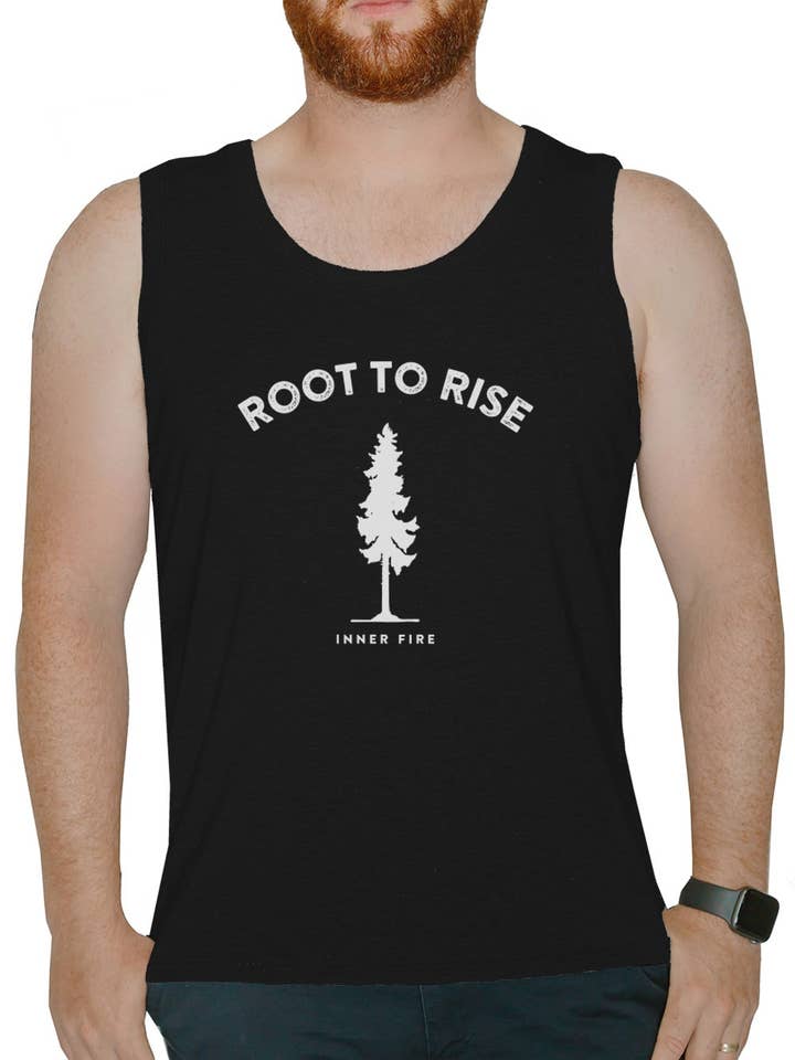 Camisola de Alças Masculina - Root To Rise por atacado de Nominou Designs