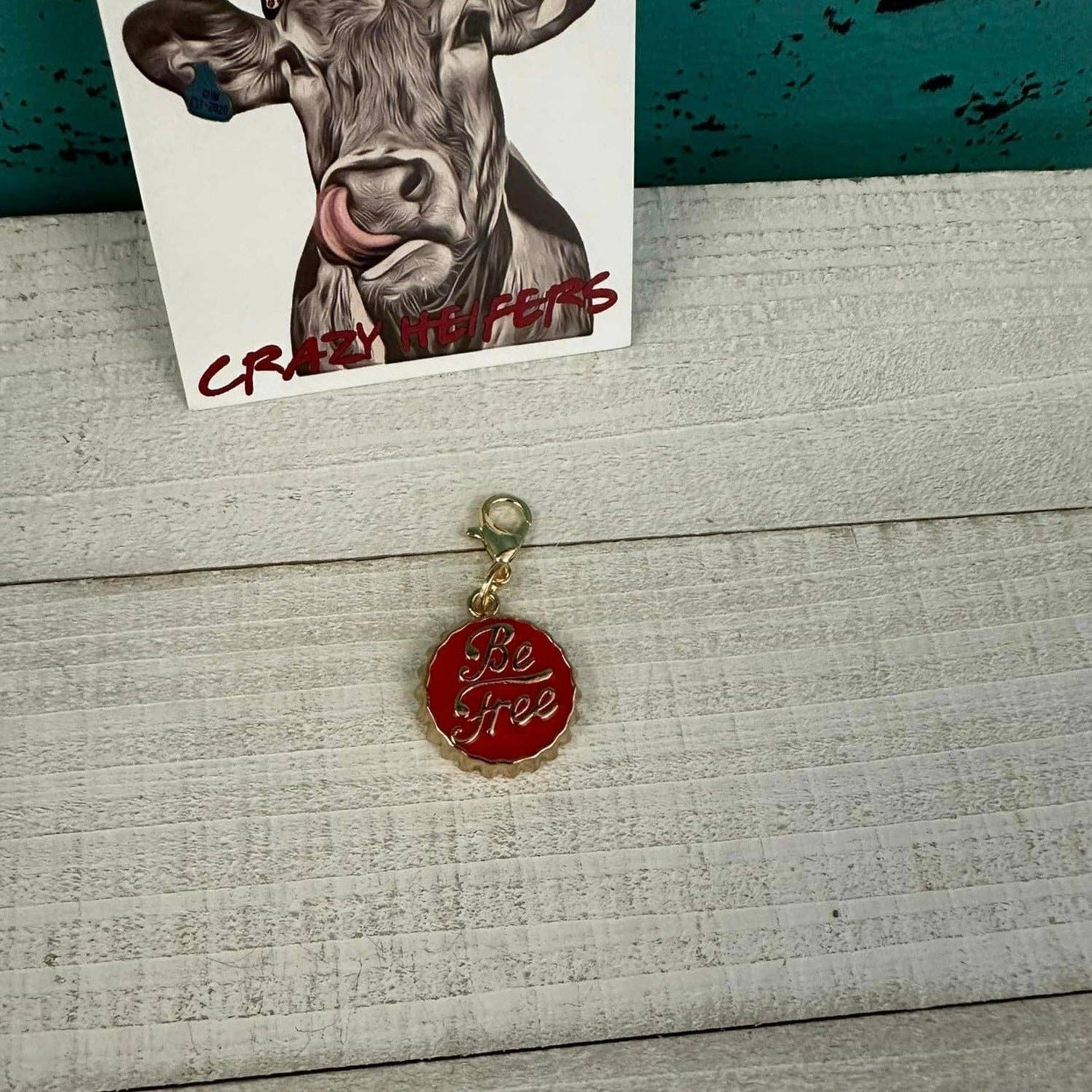 Crazy Heifers Wholesale - Wholesale Individual Charm/Pendant - Clip-on Charms Gold Tone V270