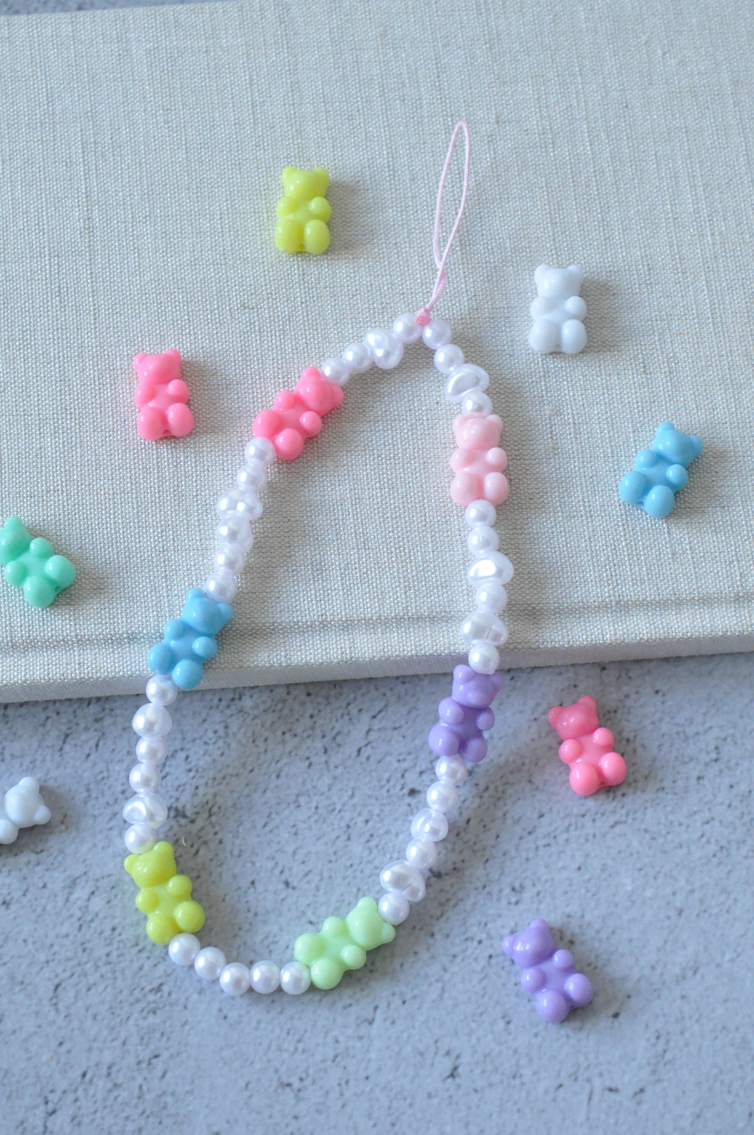 TheMellys – wholesale Phonecase strap – Gummy Bear Cute Phone Chain | Pearl Gummy Bear Bag Charm3