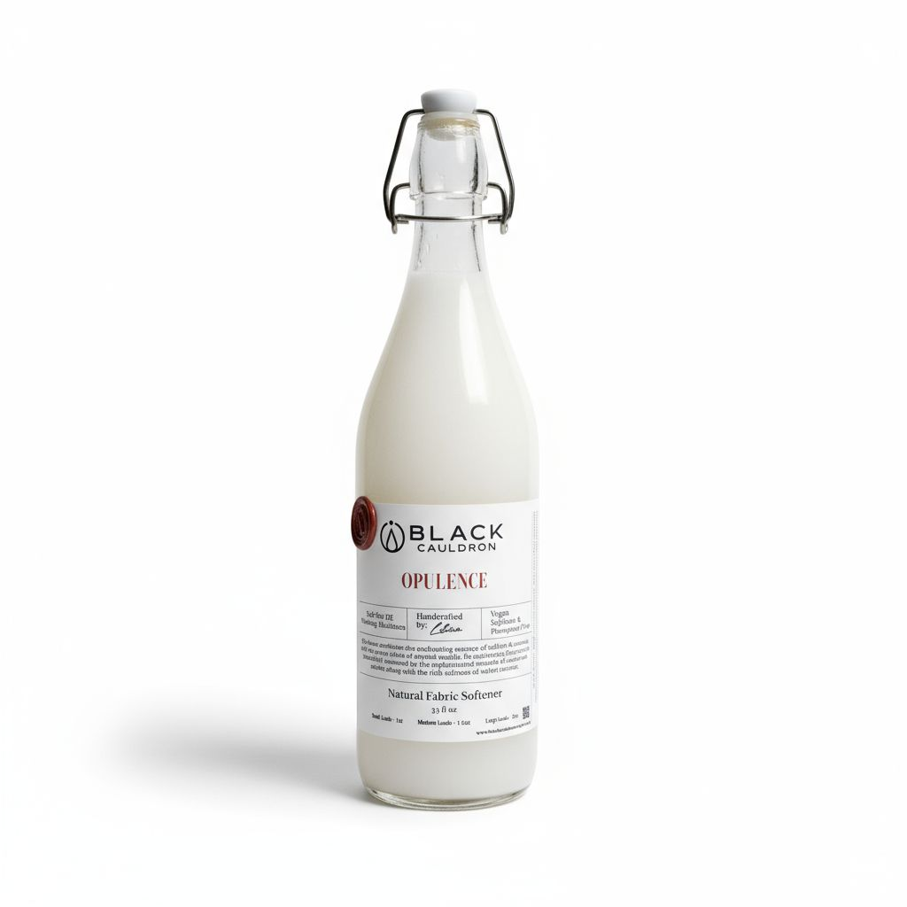 Black Cauldron Soap Co. - Wholesale Fabric softener - Opulence - Fabric Softener Conditioner | Fresh and Soft Laundry 33oz1