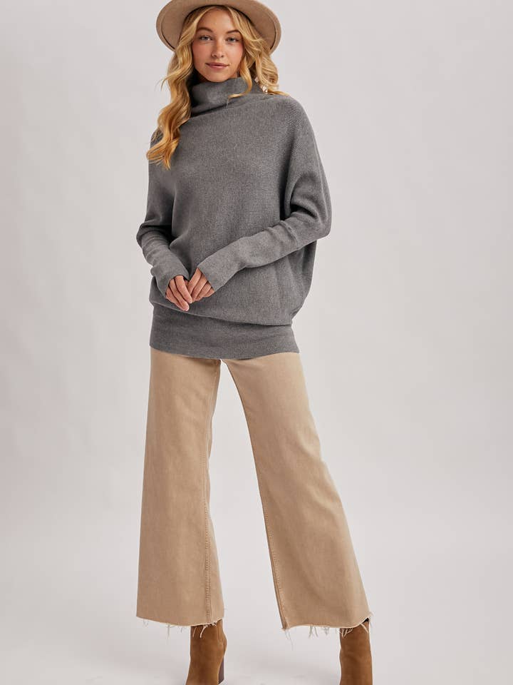 Bluivy - Wholesale Knit Sweater - Women's - SLOUCH NECK DOLMAN SLEEVED PULLOVER28