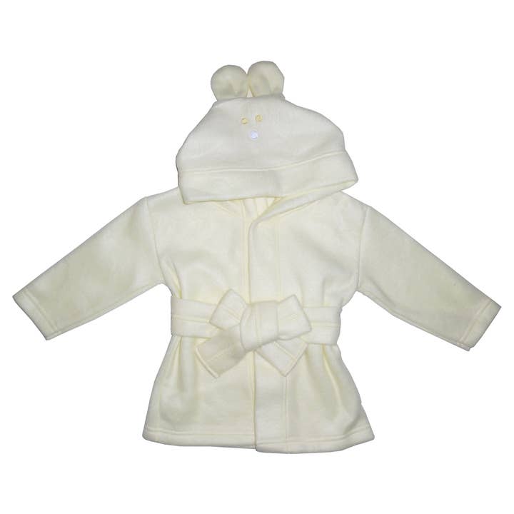 Bambini Infant Wear inc. - Wholesale Robe - Kids - Bambini Fleece Robe With Hoodie Yellow