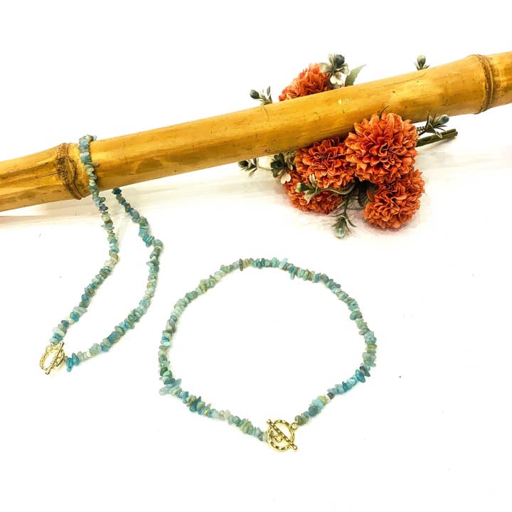 Atisha Spiritual Shop - Wholesale Beaded/Pearl Necklace - CHIPS LAPIS LAZULI ~ NECKLACE ~ NATURAL QUARTZ6