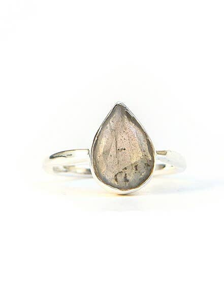 In Love and Labradorite Sterling Silver Ring for wholesale by Fair Anita