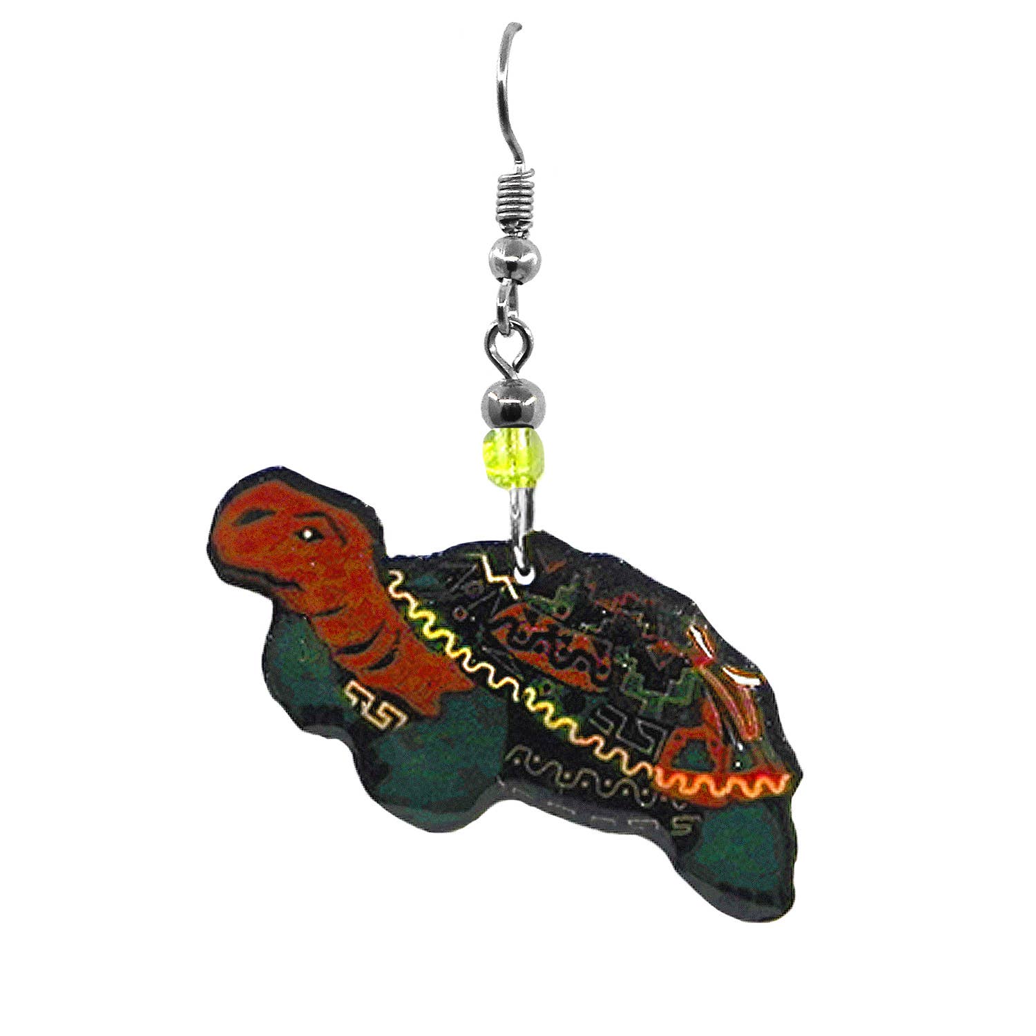 Pichincha - Wholesale Dangle Earrings - Acrylic Turtle Animal Dangle Earrings4