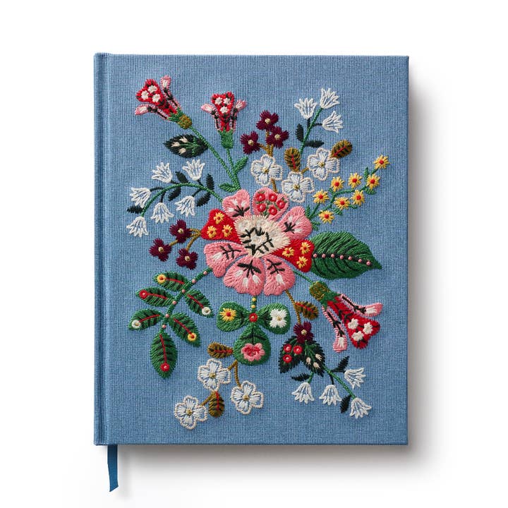 Gracie Embroidered Sketchbook for wholesale by Rifle Paper Co.