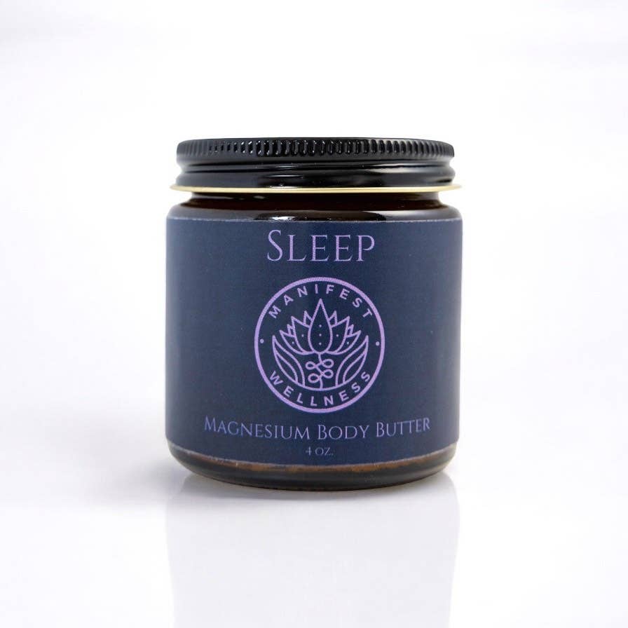 Manifest Wellness - Wholesale Body Balm/Butter - Magnesium Sleep Butter, made with Organic Ingredients1