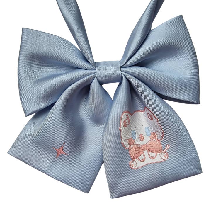 Kitty Necktie Bow for wholesale by Cheeky Trendy