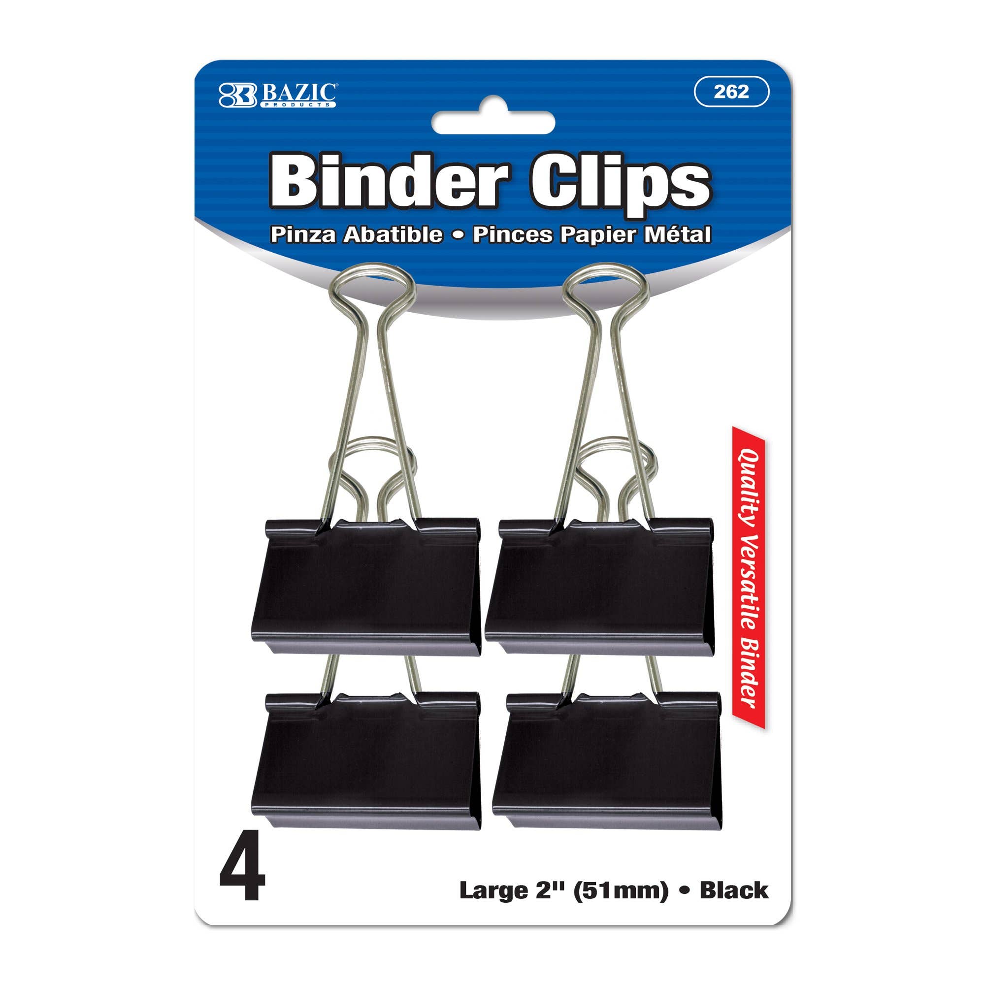 Luna Office Supply -  Everyday Essential – wholesale Binder clip – Black Binder Clip10