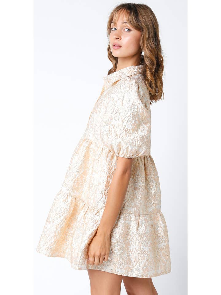 Blush Gold Sandy Dress for wholesale on Faire1