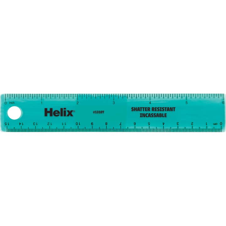 Maped Helix USA - Wholesale Ruler - Shatter Resistant Ruler 6" / 15cm