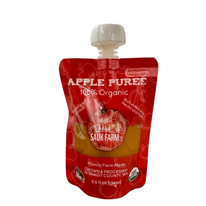 Sauk Farm LLC - Wholesale Fruit snacks - Apple Puree, ORG0