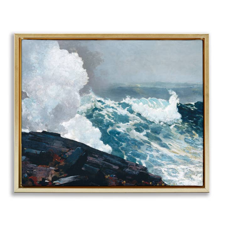 Stupell Industries - Wholesale Wall Sign - Ocean Waves & Cliffs - Framed Wall Art21