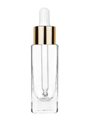 Slim Glass Bottle with White Dropper - 30ml for wholesale by Best Bottles