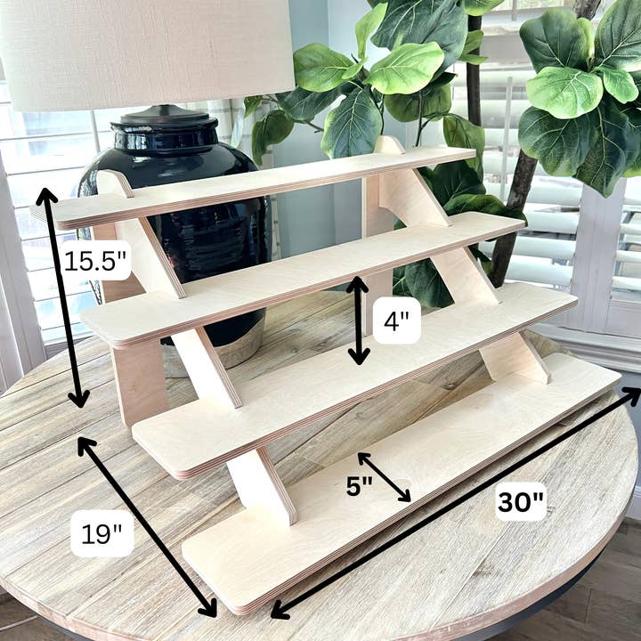 Wood Evolutions - Wholesale Retailer Display Stand/Case - Wood Display Stand Bundle #2 - 11pc1