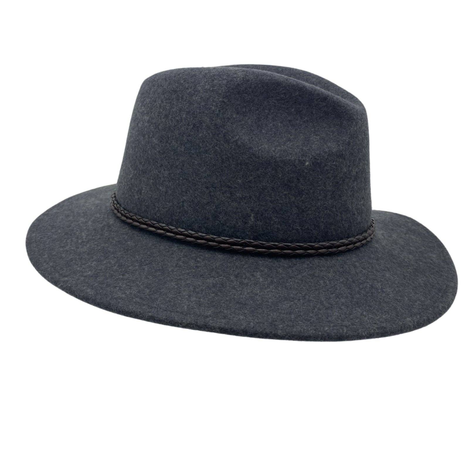 Jacaru Australia - Vente Chapeau en feutre – unisexe - Chapeau Fedora Jacaru 1847 Outback0
