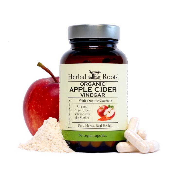 Herbal Roots Organic Apple Cider Vinegar Capsules for wholesale by Herbal Roots