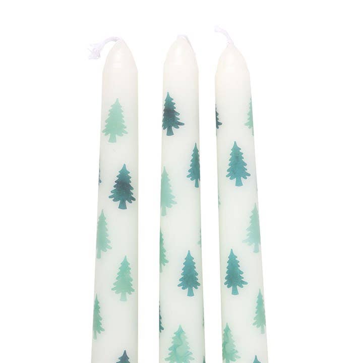 Something Different Wholesale - Wholesale Tapered Candle/Candlestick - Set of 3 White Christmas Tree Taper Candles3
