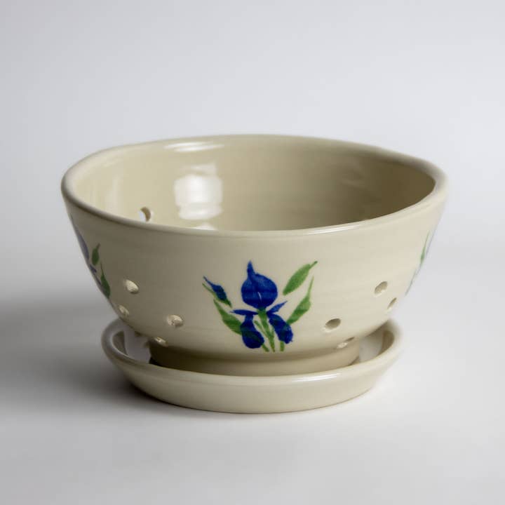 Emerson Creek Pottery - Wholesale Colander - Berry Colander w/Saucer22