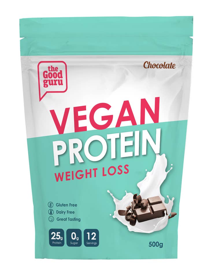 Vegan Protein Powder Weight Loss Chocolate for wholesale by The Good Guru