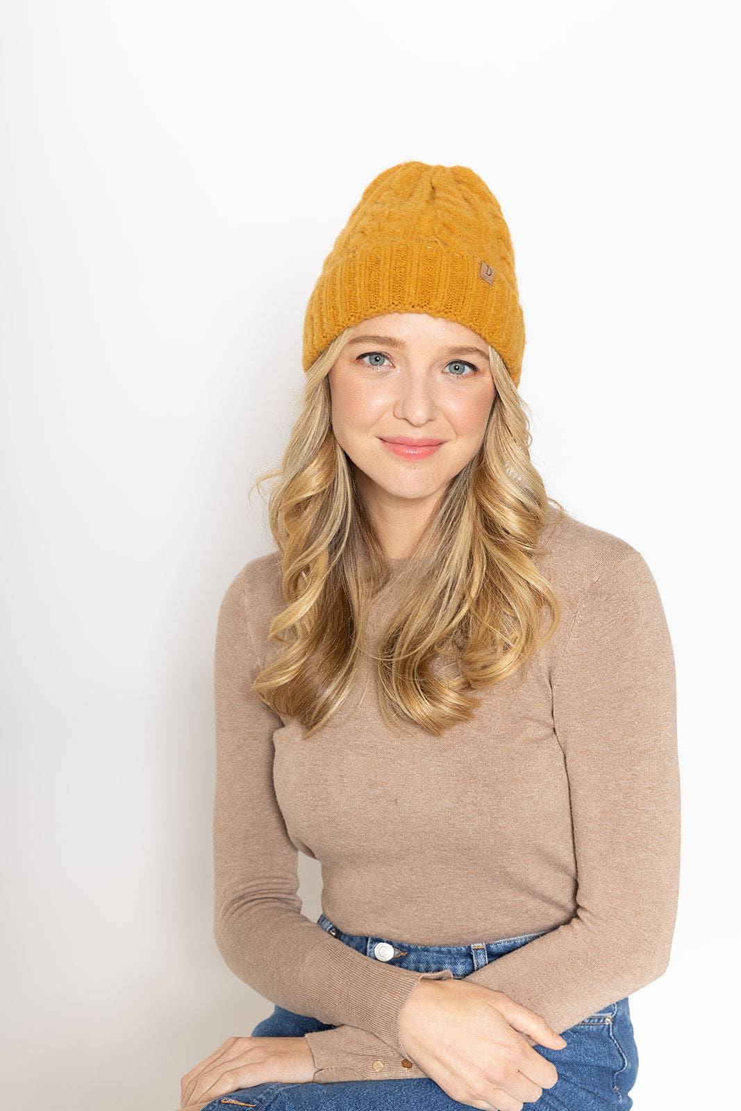 Do Everything In Love® - Wholesale Beanie - Women's - Cable Knit Cuff Beanie9