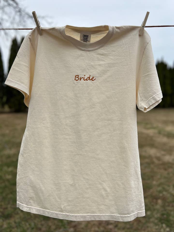 Camisa bordada de manga corta personalizada para venta al por mayor de Amanda Rose Thread Co